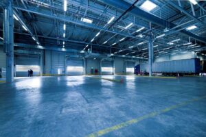 warehouse interior isn't energy efficient